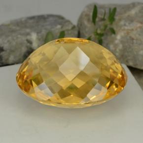 Citrino Giallo dorato naturale da 48.19 ct, Taglio ovale, VVS