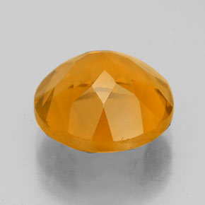 Citrino naturale oro da 4,60 ct, taglio rotondo, VVS