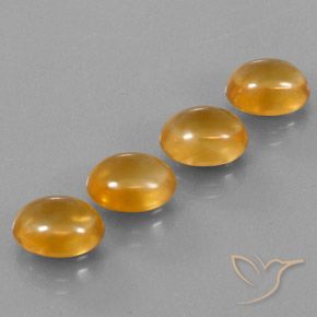 Gemme di Citrino Arancio-Oro naturale da 11.46 ct, Ovale, Trasparente