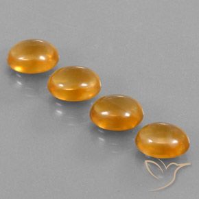 Citrino naturale dorato da 11,94 ct, taglio ovale, trasparente