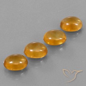 Gemme di Citrino Arancio intenso-OroG naturale da 11.47 ct, Ovale, Trasparente