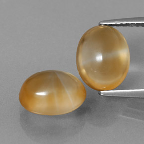 Citrino naturale dorato da 5,96 ct, taglio ovale, trasparente