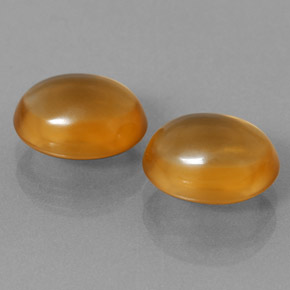Citrino naturale arancione da  ct, taglio ovale, trasparente