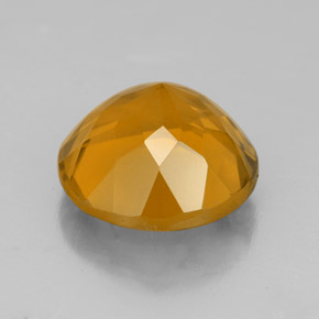 Citrino naturale giallo da 5,99 ct, taglio rotondo, VS