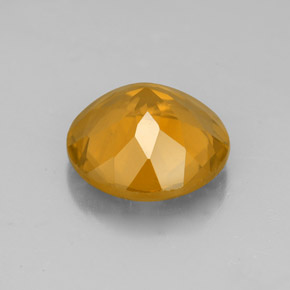 Citrino naturale giallo da 3,90 ct, taglio rotondo, VS