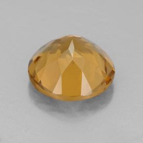 Citrino naturale giallo da 4,28 ct, taglio rotondo, VS