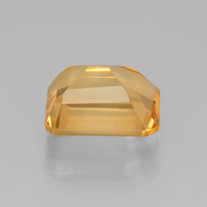 Citrino naturale giallo da 2,18 ct, taglio smeraldo, VS