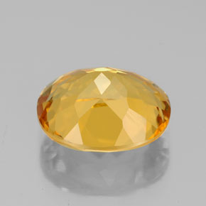 Citrino naturale giallo da 3,08 ct, taglio ovale, VS