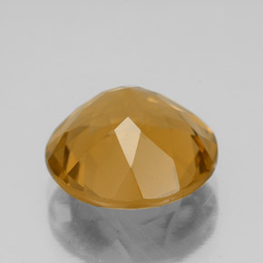 Citrino naturale dorato da 5,30 ct, taglio rotondo, VVS