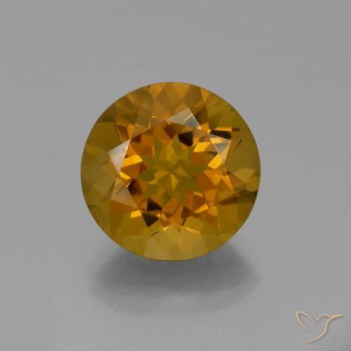 8.85ct Naturale Marrone dorato Citrino, Rotondo, VS