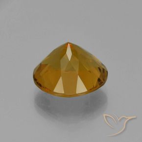 Citrino Marrone dorato naturale da 8.85 ct, Rotondo, VS