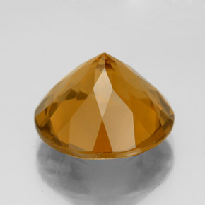 Citrino naturale giallo da 8,82 ct, taglio rotondo, VS
