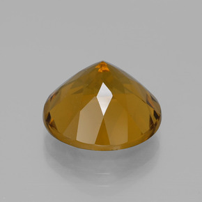 Citrino naturale dorato da 8,56 ct, taglio rotondo, VS