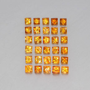 Citrino naturale dorato da 3,60 ct, quadrato, VVS-VS