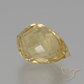 Citrino Dorato naturale da 7.97 ct, Taglio briolette, VS