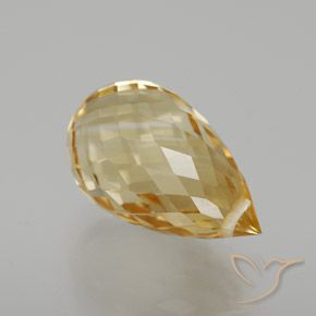 Citrino Oro naturale da 6.56 ct, Taglio briolette, VVS