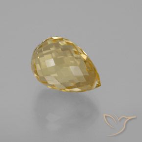 Citrino Oro naturale da 6.14 ct, Taglio briolette, VVS-VS