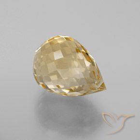Citrino Arancione-Oro naturale da 5.41 ct, Taglio briolette, VVS-VS