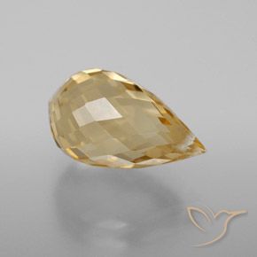 Citrino Arancione-Oro naturale da 4.71 ct, Taglio briolette, VVS-VS