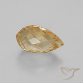Citrino Arancione-Oro naturale da 4.28 ct, Taglio briolette, VVS