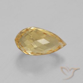 Citrino Arancione-Oro naturale da 3.49 ct, Taglio briolette, VVS