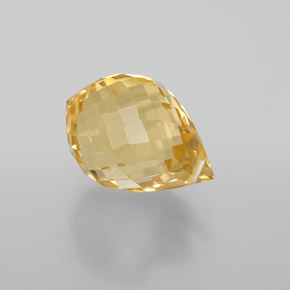Citrino Arancione-Oro naturale da 5.04 ct, Taglio briolette, VVS