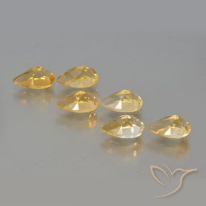 Gemme di Citrino Oro medio naturale da 5.02 ct, Forma a pera, VS