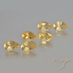 Gemme di Citrino Oro naturale da 5.02 ct, Forma a pera, VS