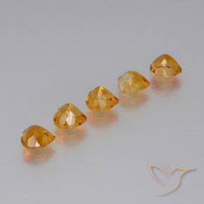 Gemme di Citrino Oro naturale da 6.00 ct, Cuore, VS