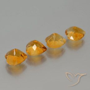 Gemme di Citrino Oro naturale da 4.00 ct, Cuore, VVS-VS