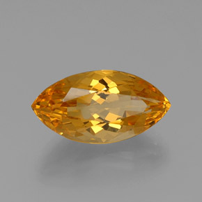 Citrino Giallo oro naturale da 10.83 ct, Taglio marquise, VVS
