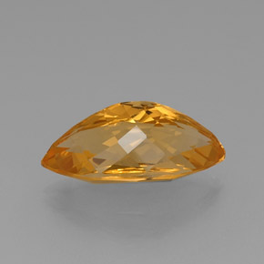 Citrino Giallo oro naturale da 10.83 ct, Taglio marquise, VVS