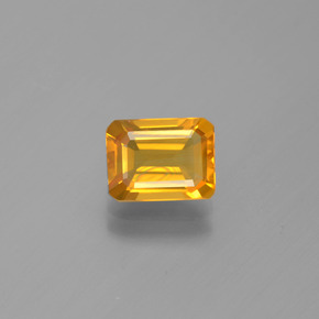 Citrino Giallo oro naturale da 1.51 ct, Taglio smeraldo, VS