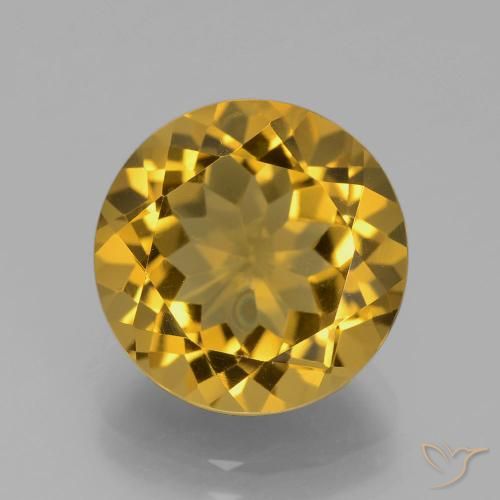 5.30ct Naturale Oro Citrino, Rotondo, VS