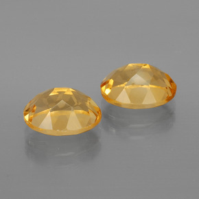 Citrino naturale dorato da 3,84 ct, taglio ovale, VVS-VS