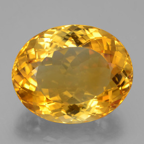 Citrino Arancio intenso-OroG naturale da 21.65 ct, Taglio ovale, VVS-VS