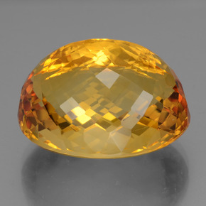 Citrino naturale oro da 47,50 ct, taglio ovale, VVS