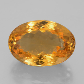 Citrino Arancio intenso-OroG naturale da 13.02 ct, Taglio ovale, VVS