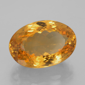 Citrino Arancio intenso-OroG naturale da 13.02 ct, Taglio ovale, VVS
