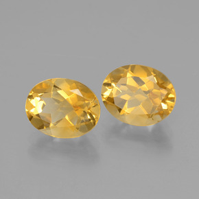 Citrino naturale dorato da 3,60 ct, taglio ovale, VVS-VS