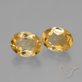 Gemme di Citrino Dorato naturale da 3.58 ct, Taglio ovale, VVS