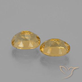 Gemme di Citrino Arancio chiaro-Oro naturale da 3.56 ct, Ovale, VVS-VS
