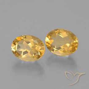 Citrino naturale dorato da 3,82 ct, taglio ovale, VVS-VS