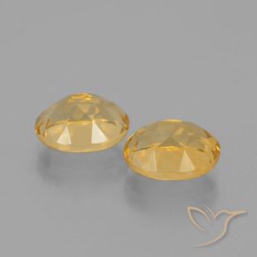 Citrino naturale dorato da 3,82 ct, taglio ovale, VVS-VS