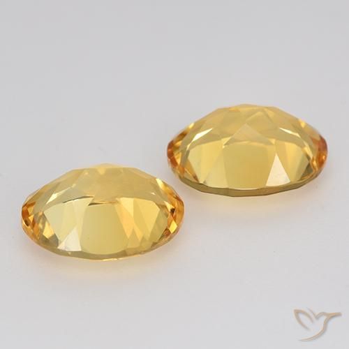 Gemme di Citrino Arancio-Oro naturale da 3.26 ct, Ovale, VVS-VS