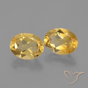Gemme di Citrino Oro medio naturale da 3.40 ct, Ovale, VVS-VS