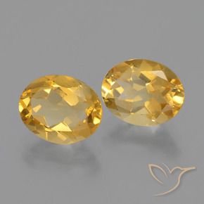 Gemme di Citrino Oro medio naturale da 3.26 ct, Ovale, VVS-VS