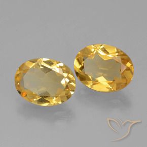 Gemme di Citrino Dorato naturale da 3.22 ct, Ovale, VVS-VS