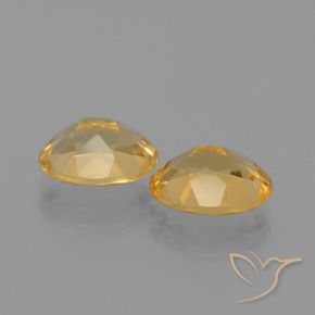Gemme di Citrino Arancio Dorato Profondo naturale da 3.28 ct, Ovale, VVS-VS