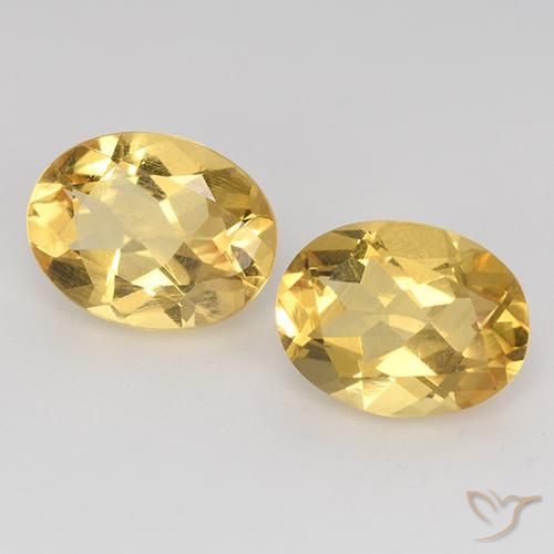 Gemme di Citrino Oro medio naturale da 3.07 ct, Ovale, VVS-VS